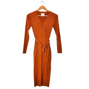 Pink Rose Rust Color Dress Size Small